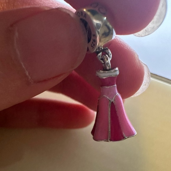 NWOT Pandora x Disney Aurora's Dress Dangle Charm- 791921enmx - Picture 11 of 15